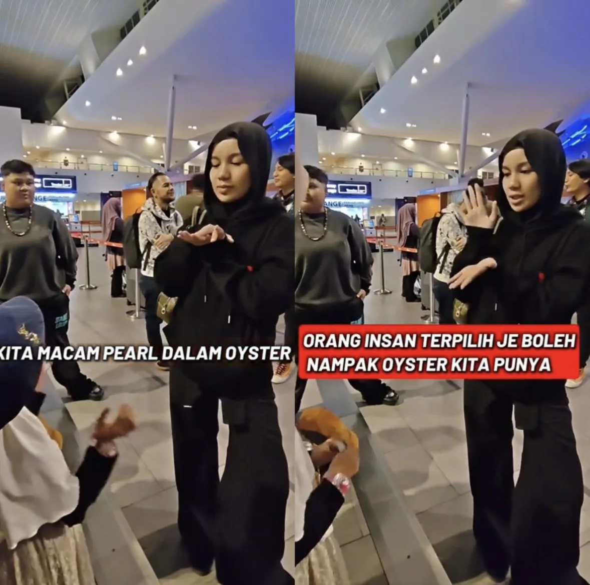 “The Real Orang Kaya Beradab Tinggi” -Didikan Aliff Syukri & Shahida Mohd Rashid Dipuji, Sikap Cess Curi Perhatian Di KLIA