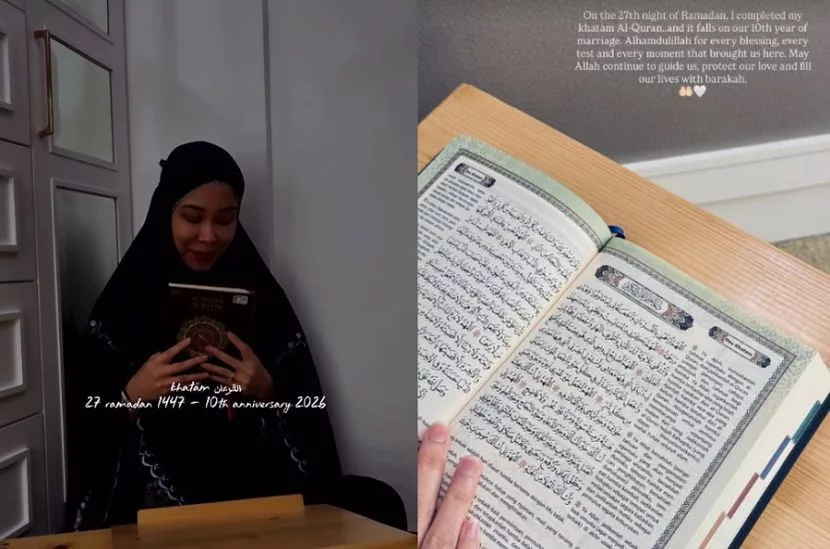 Anniversary Paling Bermakna, Syamim Freida Khatam Al-Quran Malam Ke-27 Ramadan