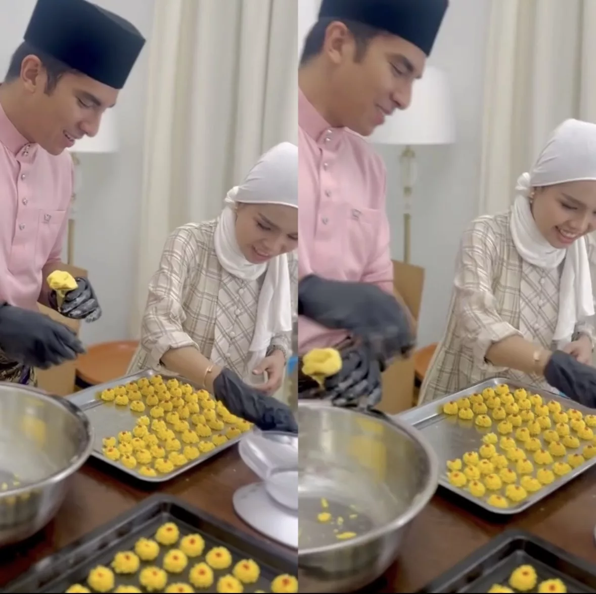 Syed Saddiq Jadi ‘Runner’ Hantar Biskut Raya Air Tangan Bella Astillah Kepada PMX