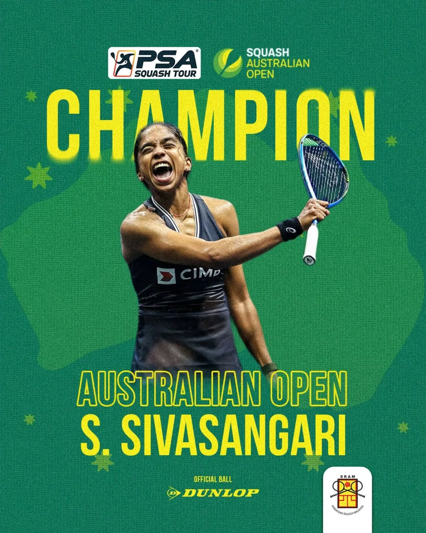 Bangkit Selepas Setahun! Sivasangari Kembali Dengan Gelaran Terbuka Australia