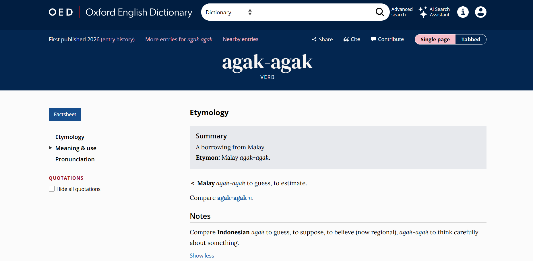 Bahasa Kita ‘Go Global’! Perkataan ‘Agak-Agak’, ‘Kaypoh’ & ‘Boleh’ Kini Diiktiraf Kamus Oxford 9 Bahasa Kita ‘Go Global’! Perkataan ‘Agak-Agak’, ‘Kaypoh’ & ‘Boleh’ Kini Diiktiraf Kamus Oxford