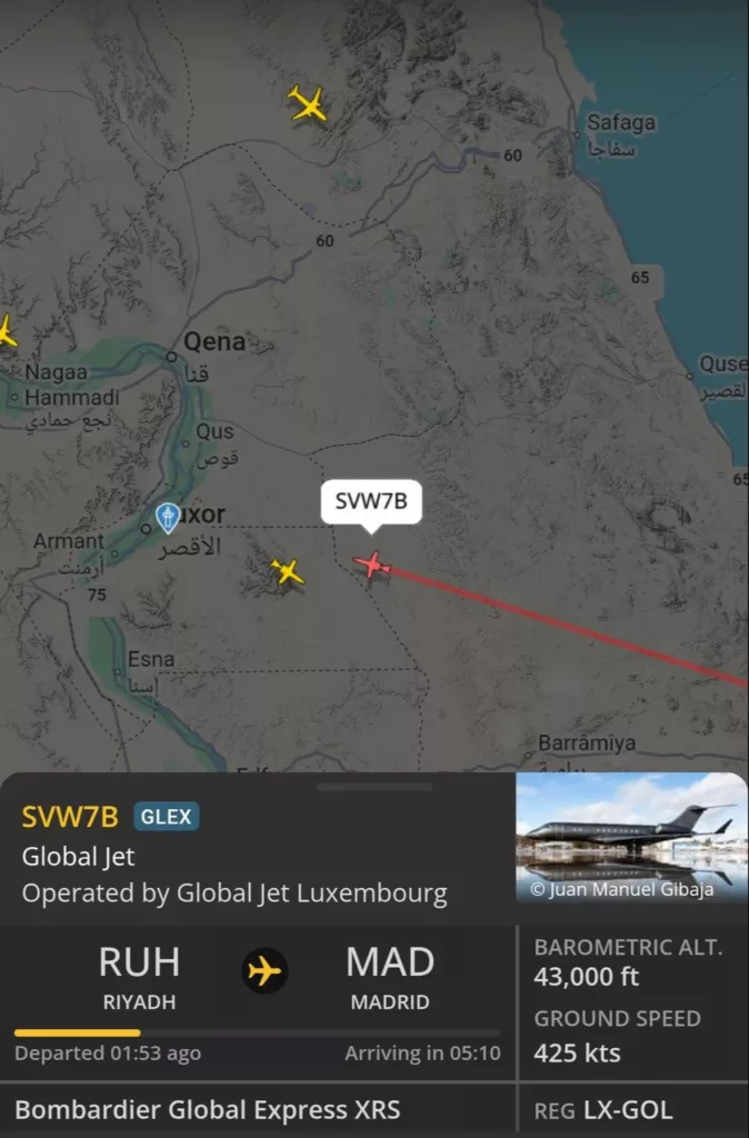 Jet Peribadi £61 Juta Milik Cristiano Ronaldo Berlepas Dari Riyadh Ketika Konflik Iran Makin Memuncak