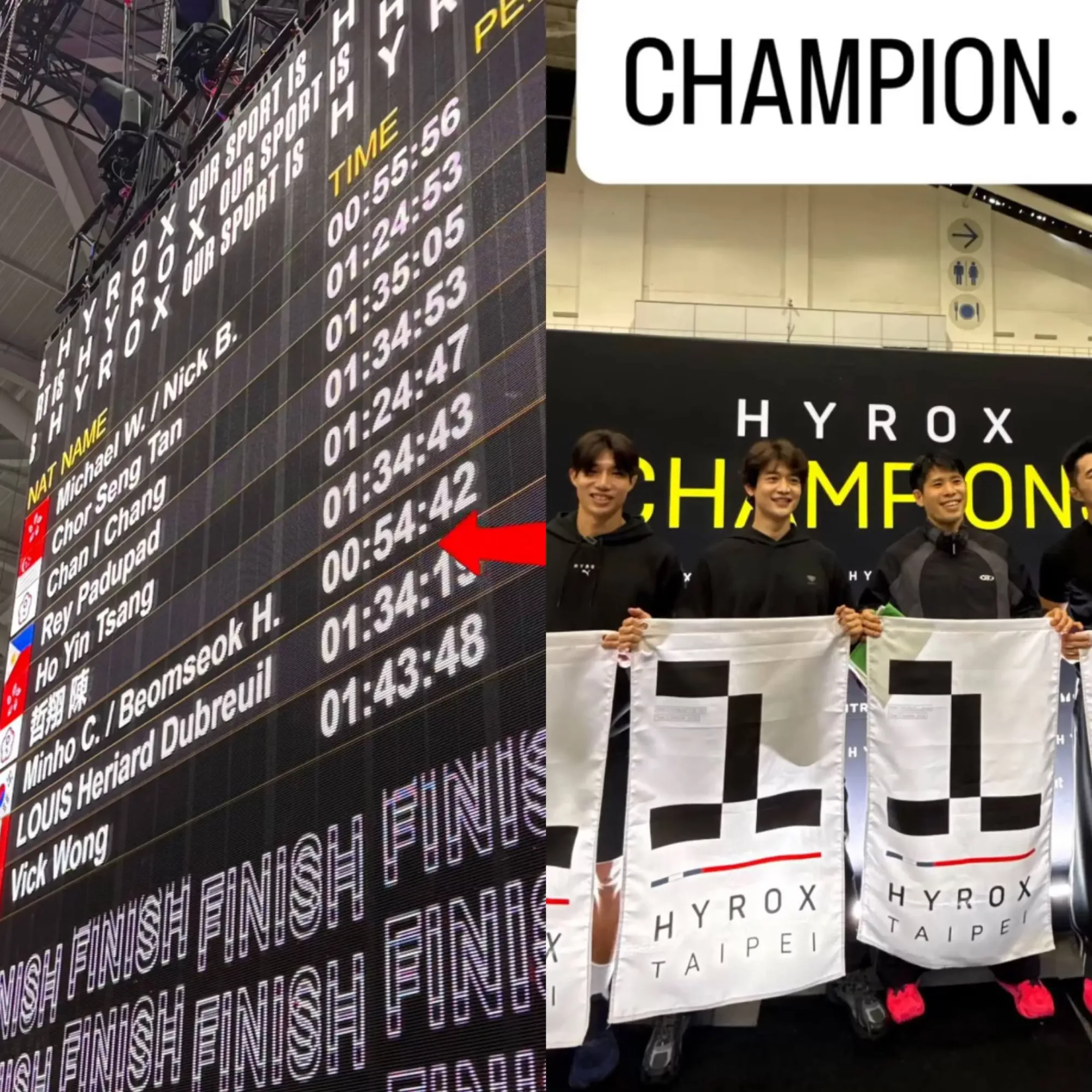 Aura Atlet Semakin Menyerlah! Minho SHINee Rangkul Tempat Pertama Hyrox Taiwan Bersama Hong Beomseok