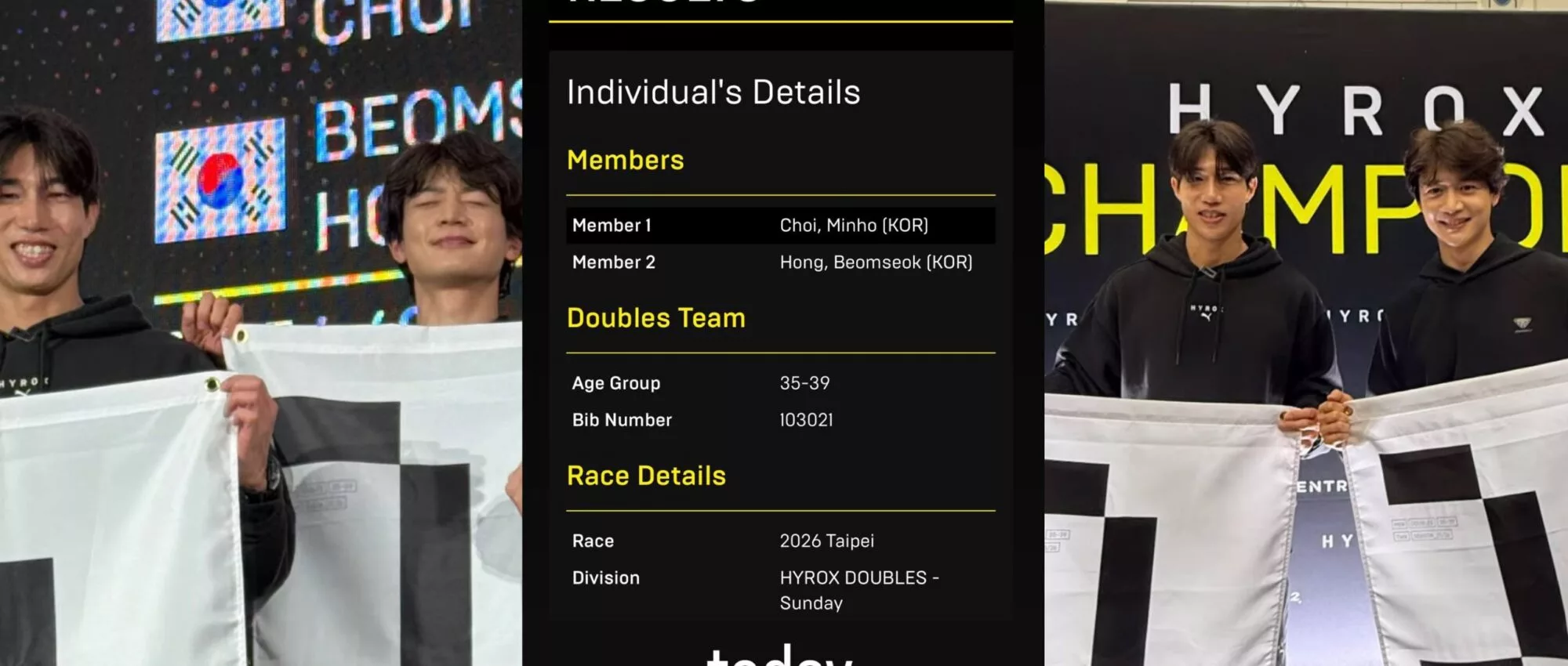 Aura Atlet Semakin Menyerlah! Minho SHINee Rangkul Tempat Pertama Hyrox Taiwan Bersama Hong Beomseok