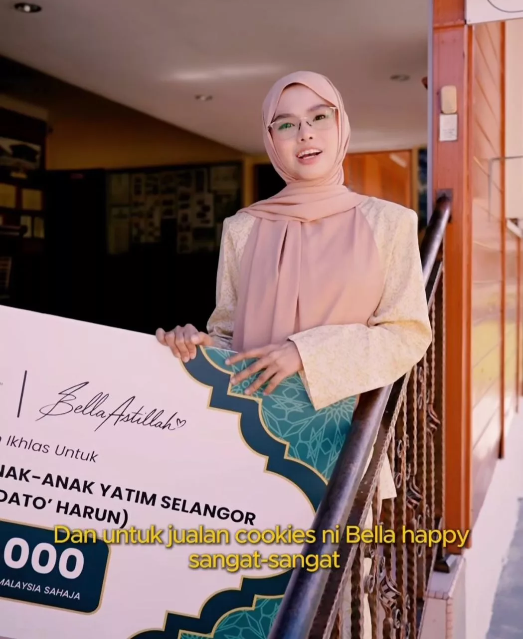 “Sedikit Usaha, Besar Maknanya” Bella Astillah Salur Hasil Jualan Kuih Raya Kepada Rumah Anak Yatim