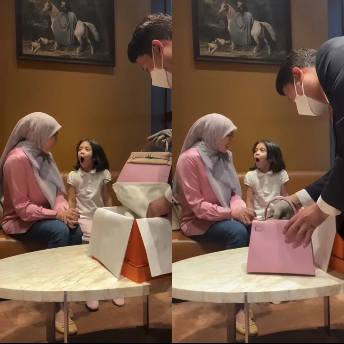Ramai Impi, Tapi Fatima Dah Ada Dua! Anak Fazura Tambah Koleksi Hermès Kelly