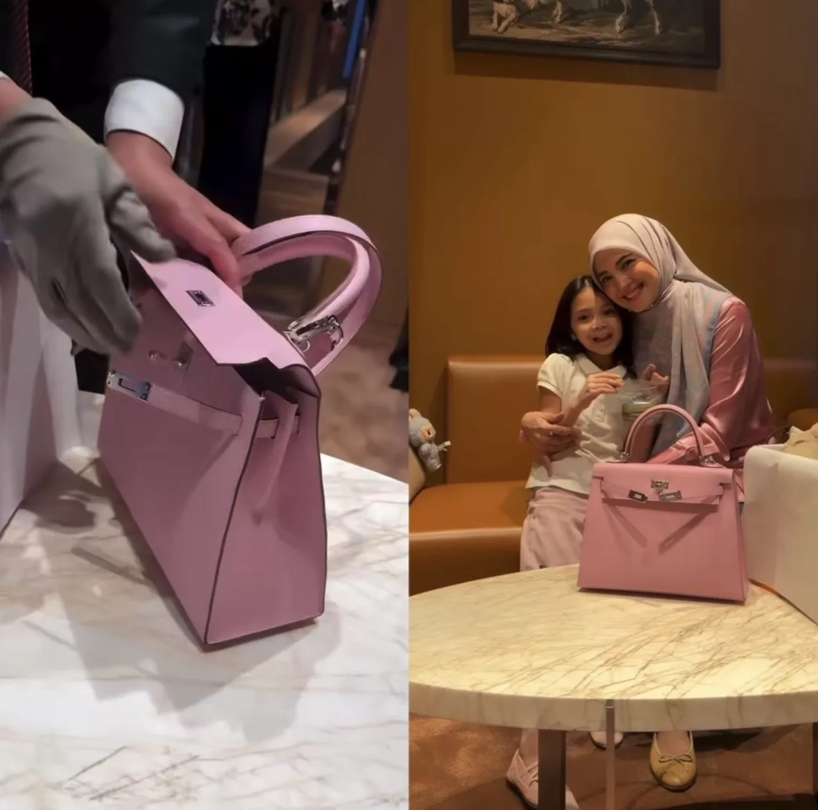 Ramai Impi, Tapi Fatima Dah Ada Dua! Anak Fazura Tambah Koleksi Hermès Kelly