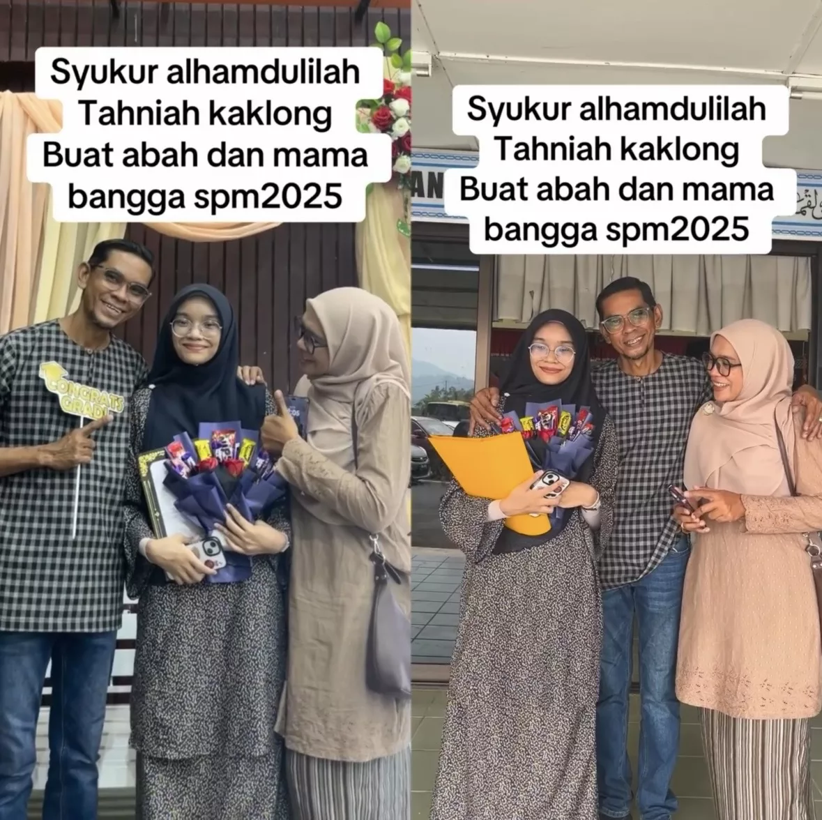 Pernah Dipandang Rendah & Air Mata Jadi Kekuatan, Anak Penjual Rojak Raih Keputusan Cemerlang SPM!