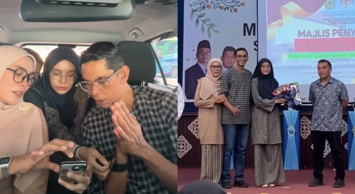 Pernah Dipandang Rendah & Air Mata Jadi Kekuatan, Anak Penjual Rojak Raih Keputusan Cemerlang SPM!