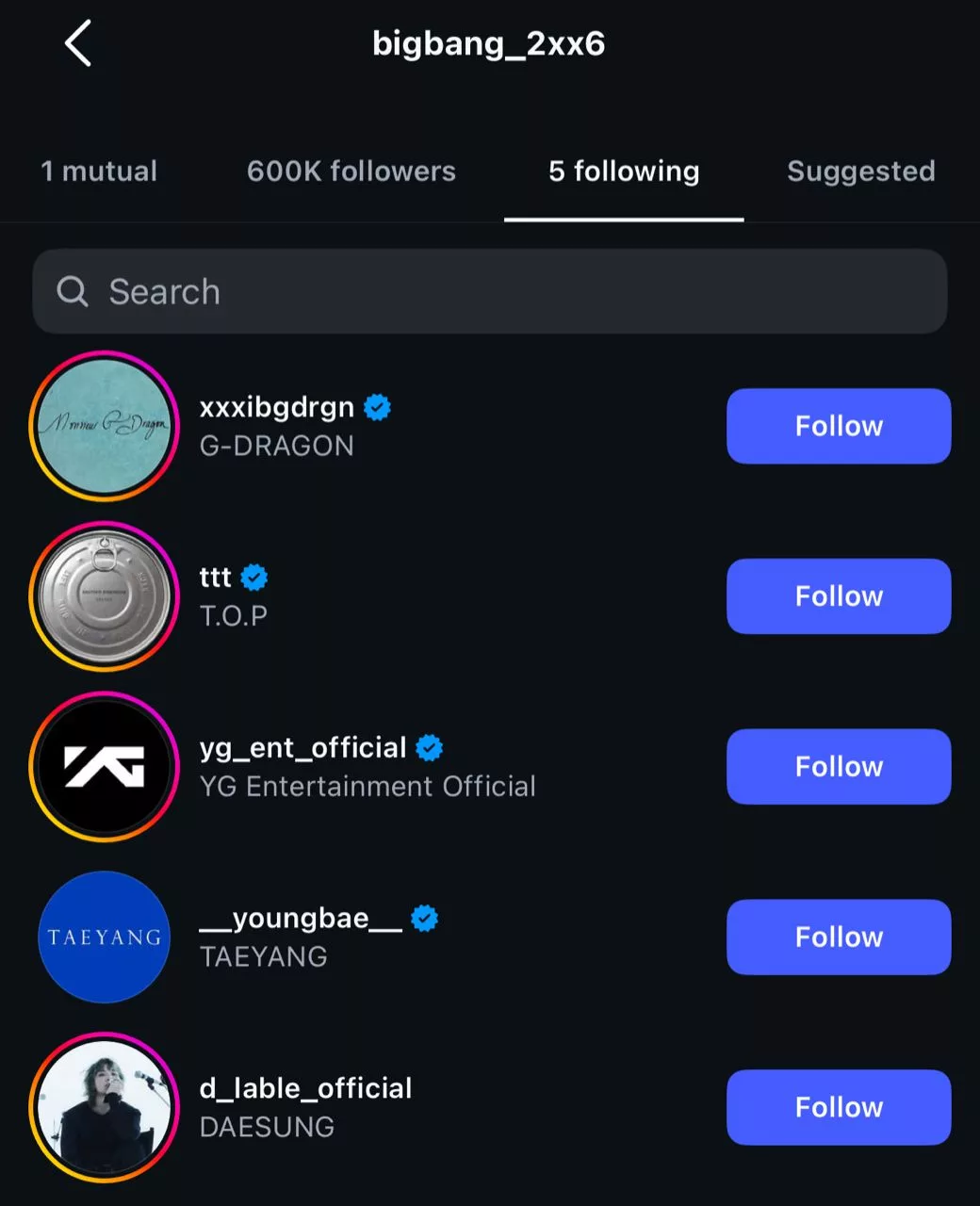 ‘Follow’ T.O.P Di Akaun Instagram Baru, BIGBANG Cetus Spekulasi ‘Reunion’ Sempena Ulang Tahun Ke-20