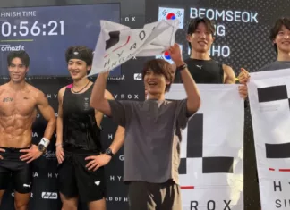 Momentum Juara Berterusan! Minho SHINee Sekali Lagi Ungguli Hyrox Singapura Bersama Hong Beomseok