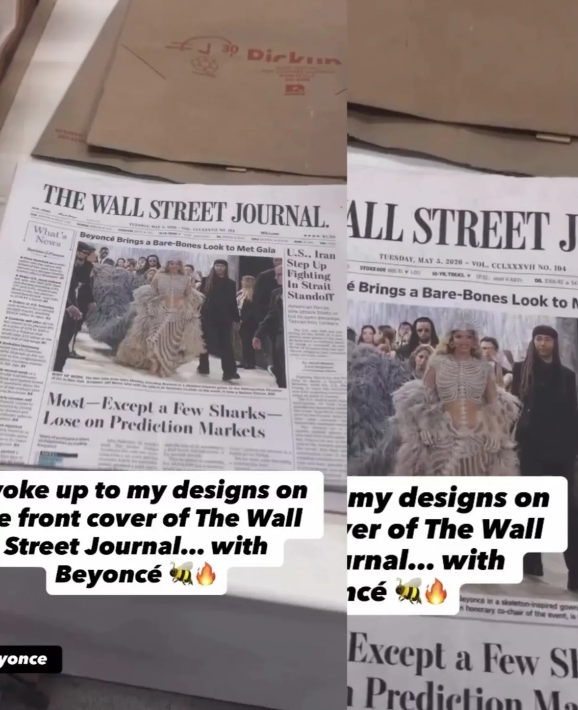 Stylist Beyoncé Gayakan Rekaan Anak Malaysia Di Met Gala, Tembus Muka Depan Wall Street Journal! 6 Stylist Beyoncé Gayakan Rekaan Anak Malaysia Di Met Gala, Tembus Muka Depan Wall Street Journal!
