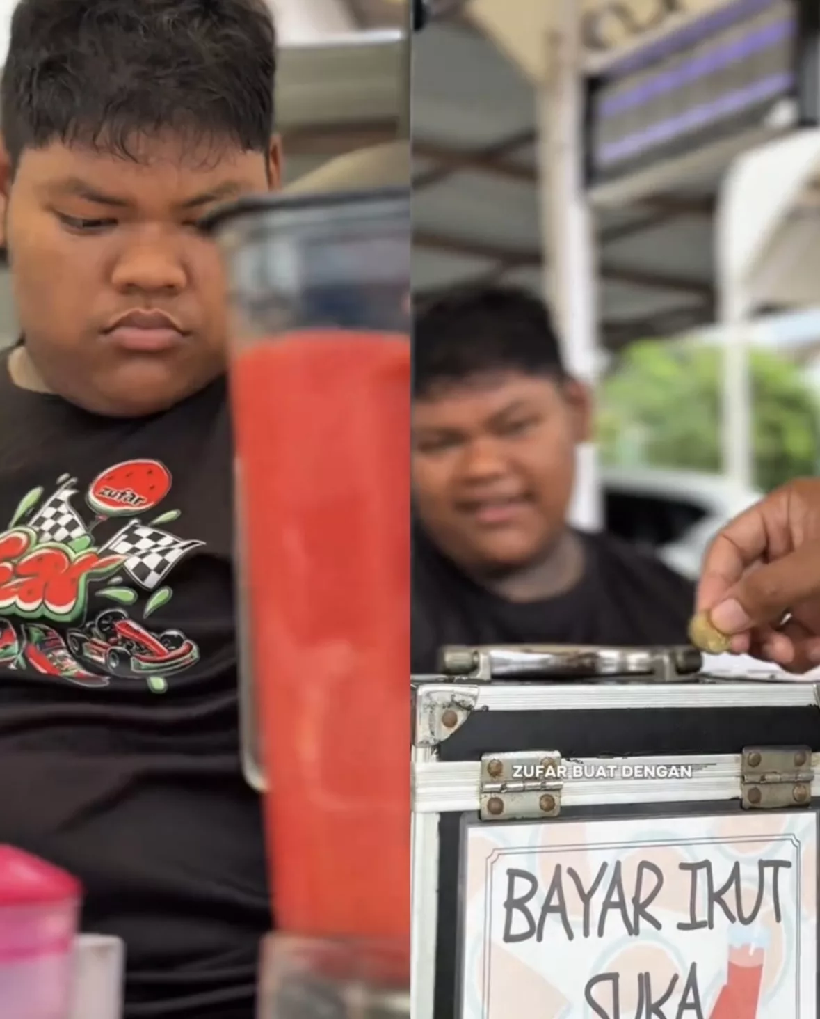 “Bayar Seikhlas Hati” –Kegigihan Remaja Disleksia Cari Rezeki Raih Pujian Netizen