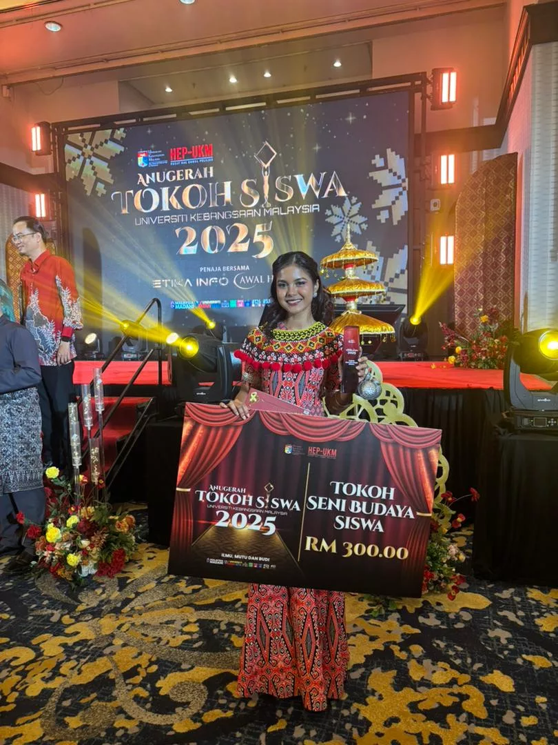 Dewi Remaja 2025, Nylea Adzlan Diangkat Sebagai Penerima Anugerah Tokoh Siswa UKM