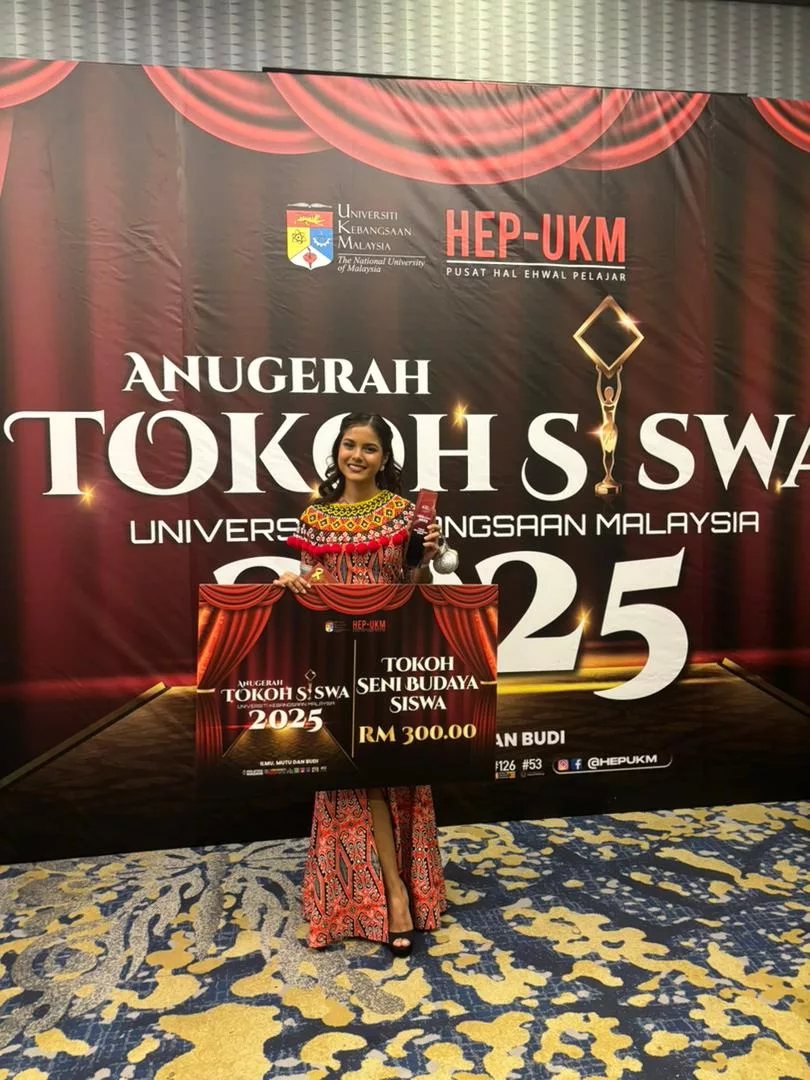 Dewi Remaja 2025, Nylea Adzlan Diangkat Sebagai Penerima Anugerah Tokoh Siswa UKM