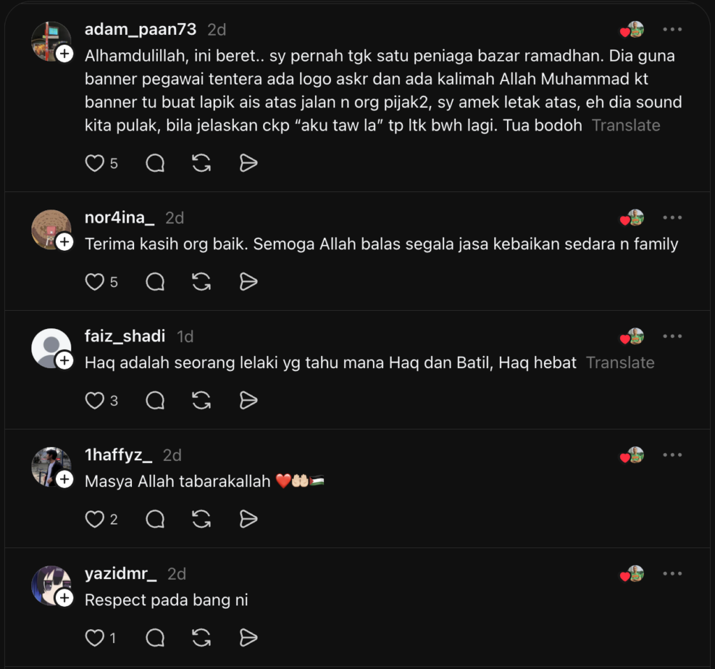 Tindakan Remaja Bersihkan Beret PDRM Sebelum Pulangkan Raih Pujian Netizen