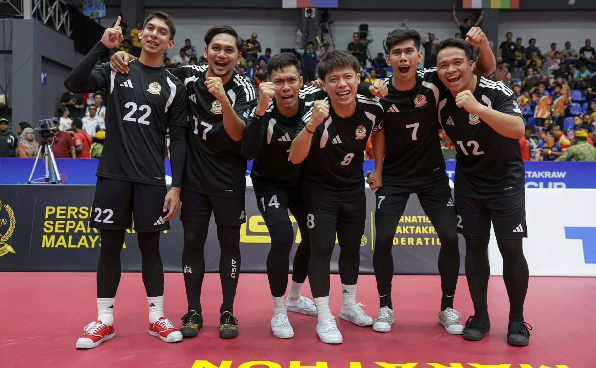 Skuad Takraw Negara Cipta Sejarah, Julang Trofi Sulung Piala Dunia Acara Kuadran