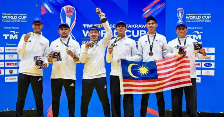Skuad Takraw Negara Cipta Sejarah, Julang Trofi Sulung Piala Dunia Acara Kuadran