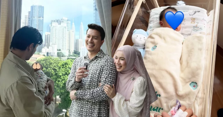 Fattah Amin & Amira Othman Timang Cahaya Mata Lelaki, Dedah Nama Muhammad Jarir Umar