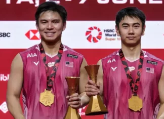 Goh Sze Fei-Nur Izzuddin Tamatkan Penantian 18 Tahun Negara, Muncul Juara Terbuka Indonesia!