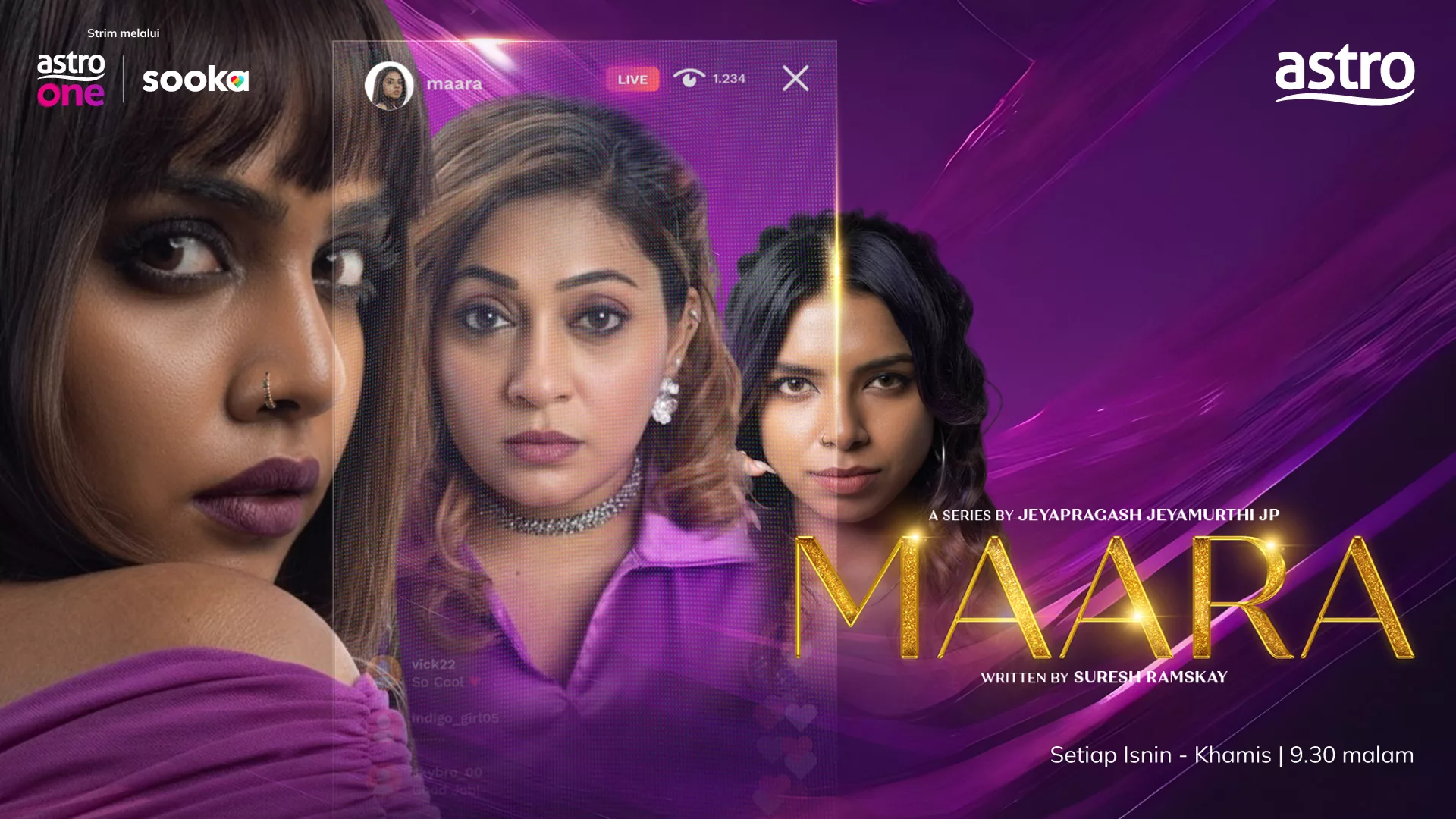 Astro Vinmeen; Maara Tampilkan Drama Realiti Dunia Pempengaruh Media Sosial. Strim Bermula 6 Julai 11 Astro Vinmeen; Maara Tampilkan Drama Realiti Dunia Pempengaruh Media Sosial. Strim Bermula 6 Julai