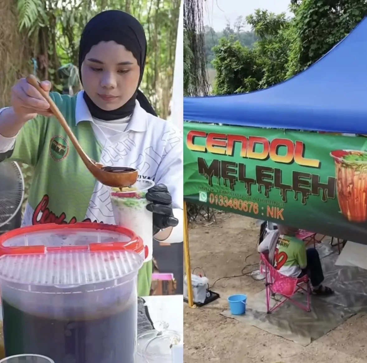 Kehilangan Kaki Bukan Penamat, Dua Beradik Ini Bangkit Cari Rezeki Dengan Niaga Cendol