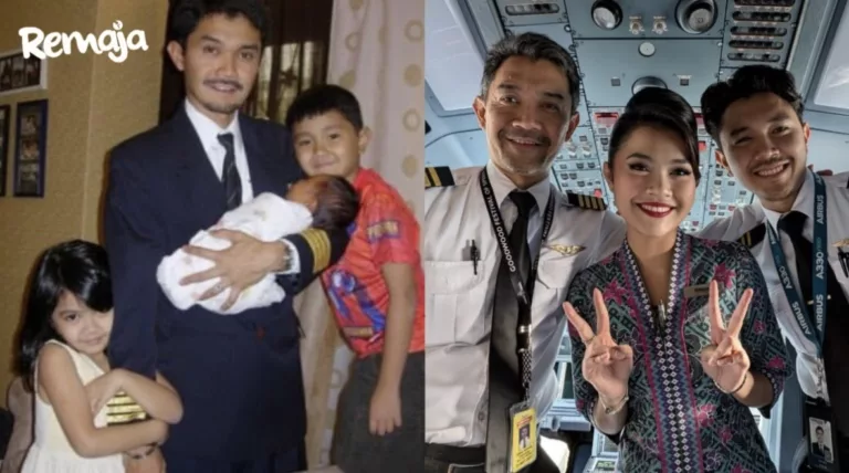Bapa Kapten, Anak Lelaki Juruterbang, Anak Perempuan Pramugari! Kisah Keluarga Ini Buat Ramai Kagum