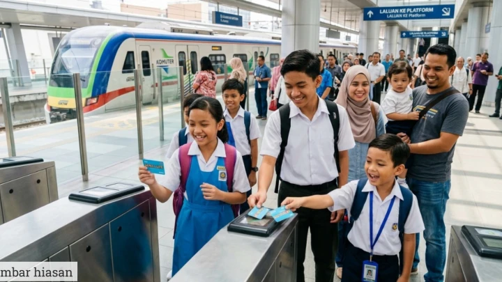 Ramai Tak Tahu! Anak Umur 6-17 Tahun Boleh Naik KTM Komuter Percuma, Ini Cara Mohon