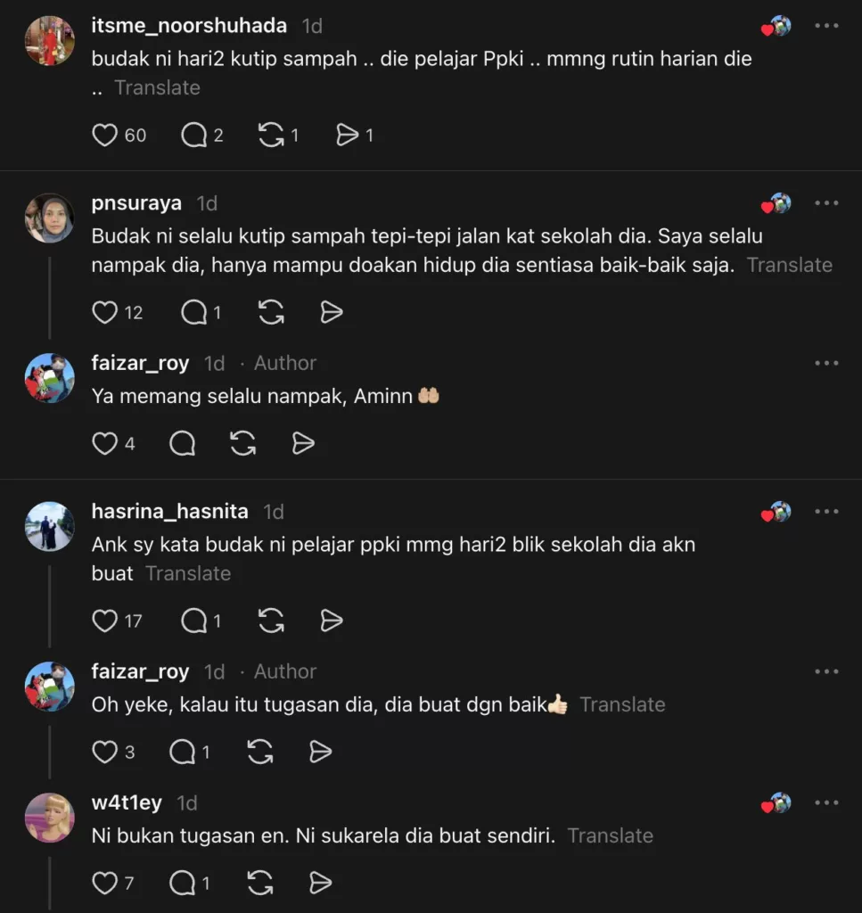 Tindakan Pelajar PPKI Kutip Sampah Setiap Hari Raih Pujian, Ramai Netizen Tersentuh
