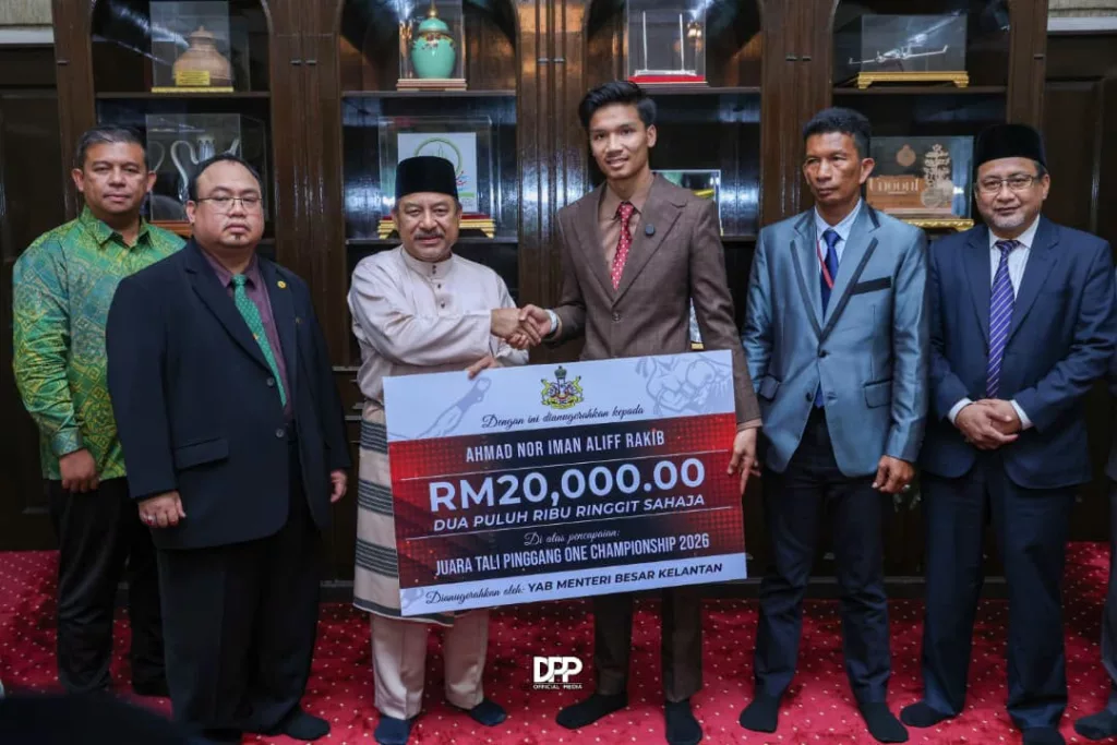 Kerajaan Kelantan Sumbang RM20,000, Hargai Kejayaan Aliff Rakib di Pentas Dunia