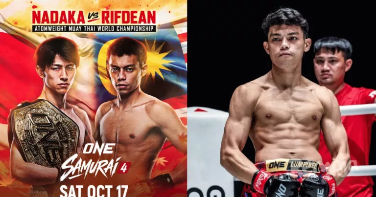 Rifdean Bakal Bertemu Nadaka Dalam Perebutan Gelaran Dunia
