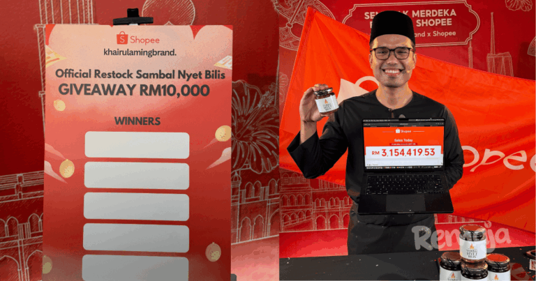Restock Pun ‘Meletup’! Khairul Aming Catat Jualan RM3 Juta Sambal Nyet Bilis