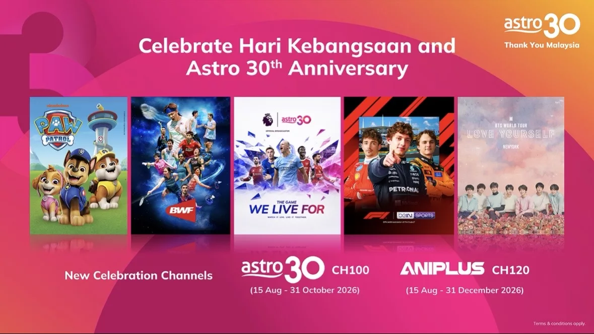 Astro Rai 30 Tahun Bersama Rakyat Malaysia, Hadiahkan Akses Percuma & Pengalaman Eksklusif Buat Pelanggan