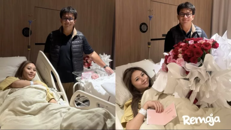 Intan Najuwa Sambut Kelahiran Puteri Kedua, Kongsi Wajah Comel Imane Laudya