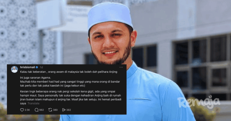 PU Riz Cadang Orang Awam Tidak Pelihara Anjing, Isu Keselamatan Jadi Perhatian