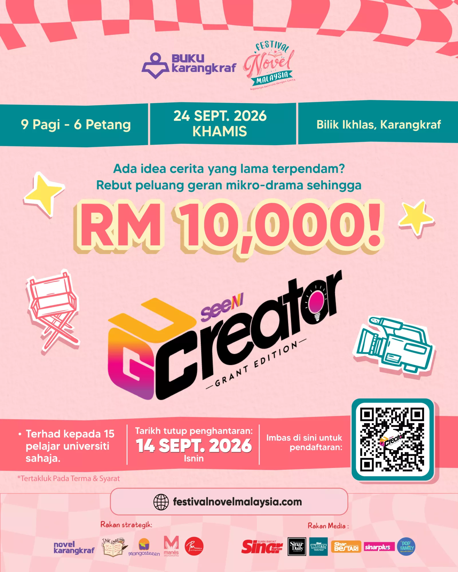 Jangan Simpan Idea Lama-Lama Dalam Nota, Apa Kata Jadikan Cerita Anda Sebuah 'Micro-Drama' Bersama seeNI