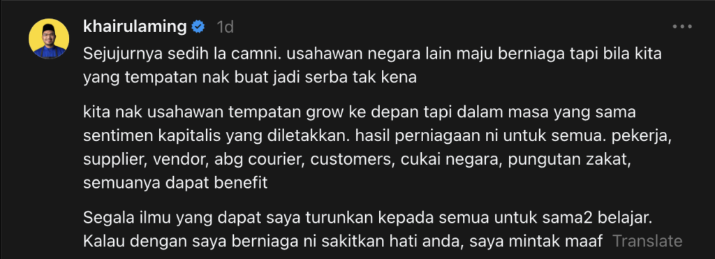 “Hari-Hari Saya Kena Maki…” Khairul Aming Luah Cabaran Urus Rembayung, Akui Pernah Tak Mahu Buka Restoran 4 “Hari-Hari Saya Kena Maki…” Khairul Aming Luah Cabaran Urus Rembayung, Akui Pernah Tak Mahu Buka Restoran