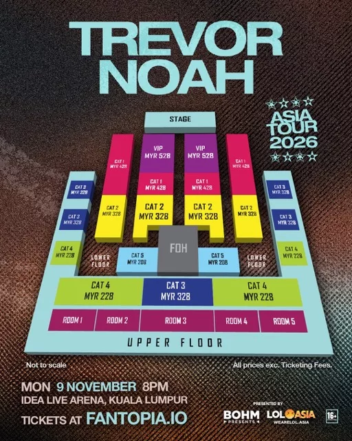 Trevor Noah Bakal Buat Persembahan Pertama Di Malaysia, Temui Peminat November Ini!