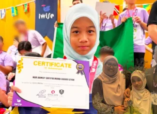Dari Murid Pemalu Ke Pentas Dunia, Nur Aamily Rangkul Emas ‘Public Speaking’ Di iWISE UK