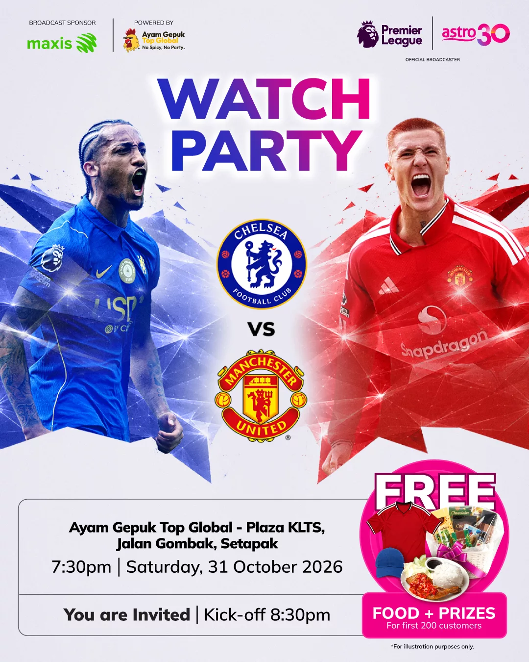 Manchester United vs Chelsea: Misi Penting Tamatkan Badi 6 Perlawanan Tanpa Kemenangan, Jom Astro BizOne Watch Party!