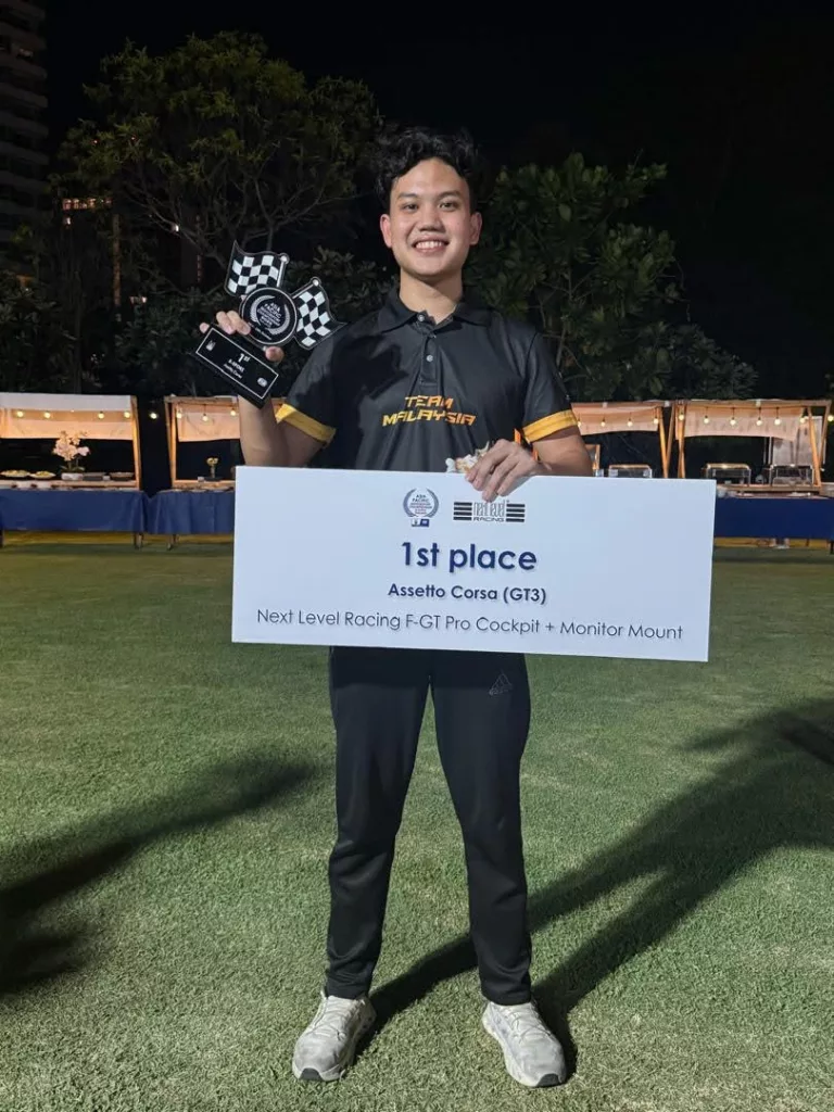 Anak Muda Malaysia Cipta Kejayaan! Nabil Azlan Raih Pingat Emas Kejohanan Sim Racing Asia-Pasifik 2026 2 Anak Muda Malaysia Cipta Kejayaan! Nabil Azlan Raih Pingat Emas Kejohanan Sim Racing Asia-Pasifik 2026