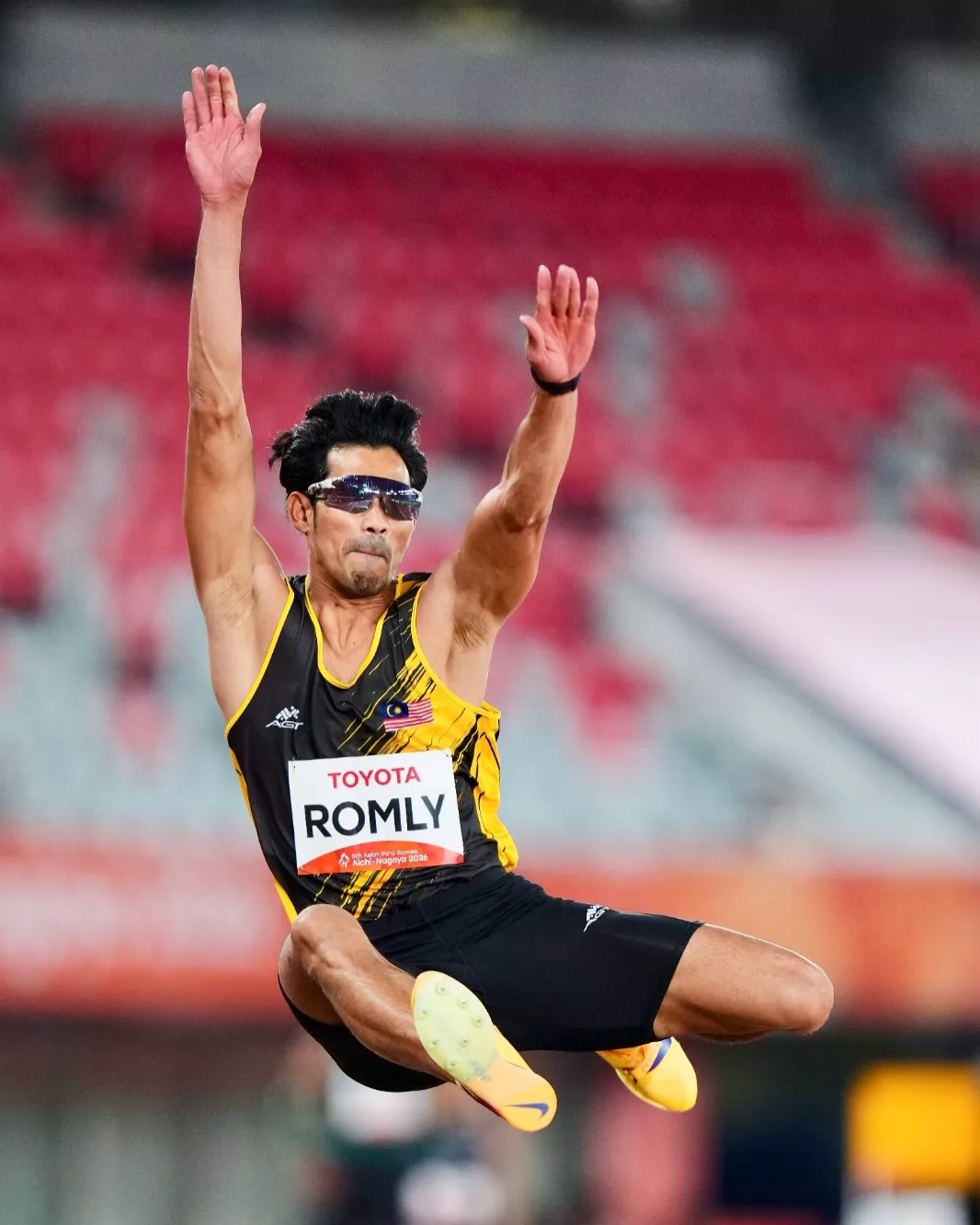 Datuk Abdul Latif Romly Kekal Dominasi Lompat Jauh T20, Sumbang Emas Ketiga Malaysia Di Sukan Para Asia 2026
