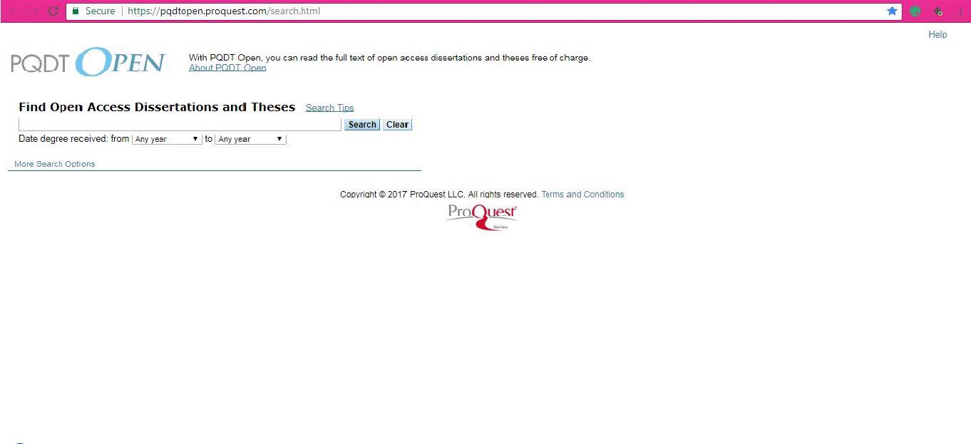 Open find 3. Open access theses and dissertations.