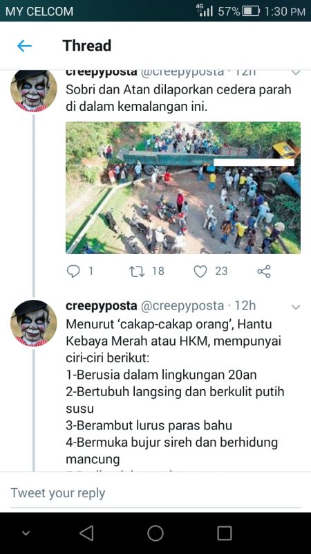 Tular Hantu Kebaya Merah "Kembali" Ganggu Pengguna Di 